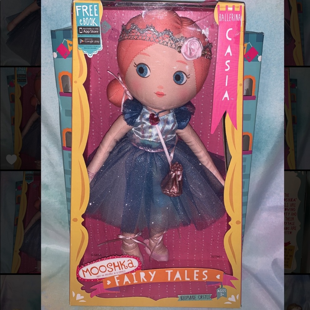 💜SOLD💜 Mooshka Ballerina “Casia” Soft 12-inch Doll